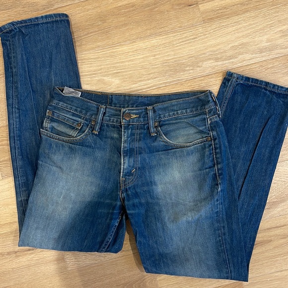 Levi’s Mens Jeans, Distressed Blue Jean, Size 32 x 30, 511 - Picture 3 of 4